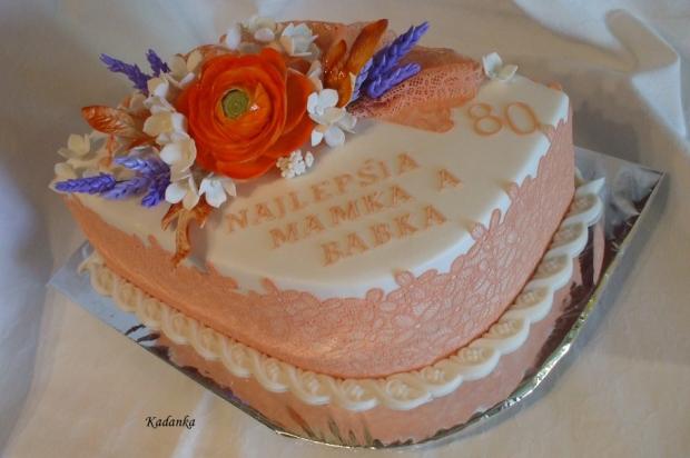 Výročie 80 tka, torta, Narodeninové torty Výročie 80 tka, torta, Narodeninové torty, Kadanka, 1