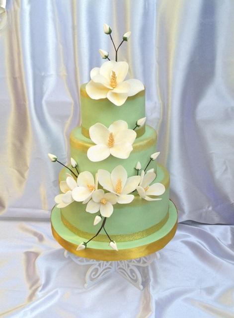 zeleno-zlatá, torta, Narodeninové torty zeleno-zlatá, torta, Narodeninové torty, TORTY Klaudia, 1