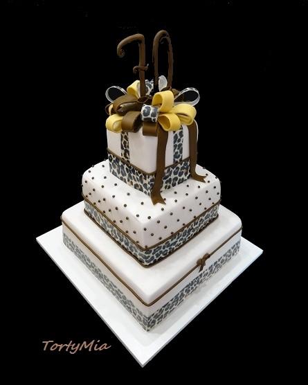 S leopardím vzorom, torta, Narodeninové torty S leopardím vzorom, torta, Narodeninové torty, TortyMia, 1