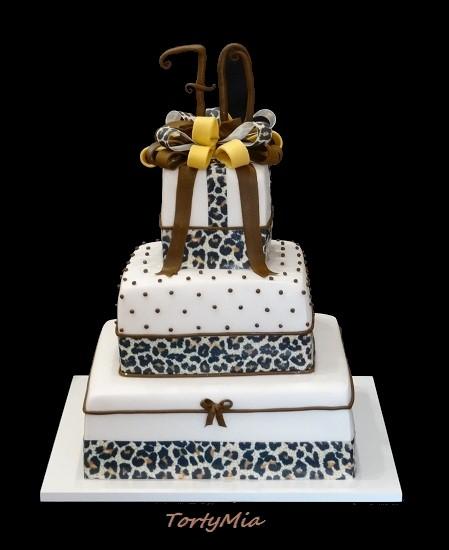 S leopardím vzorom, torta, Narodeninové torty S leopardím vzorom, torta, Narodeninové torty, TortyMia, 2