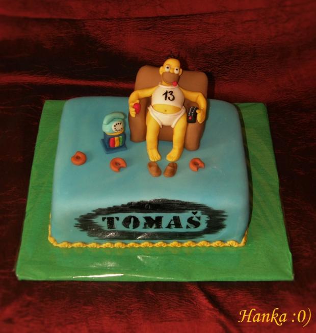 Simpson, torta, Narodeninové torty, selinnka, 1