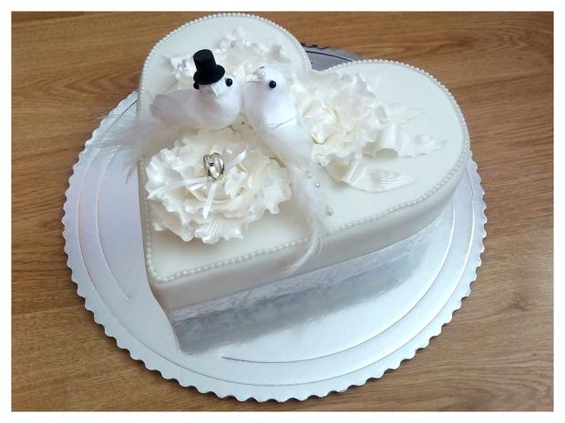 Svadobná s holubičkami, torta, Svadobné torty Svadobná s holubičkami, torta, Svadobné torty, dakota14, 1