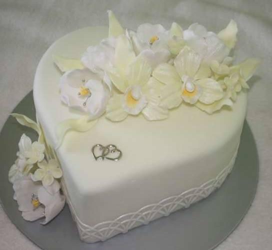 Svadobné srdiečko, torta, Svadobné torty Svadobné srdiečko, torta, Svadobné torty, stanula, 1