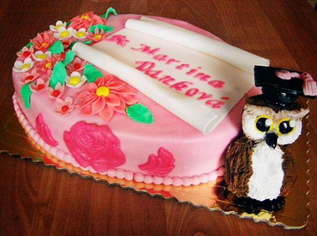 Promočná, torta, Torty - škola, stužková, Majka23, 1