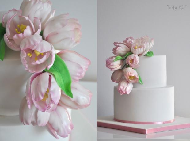 Tulipánky, torta, Svadobné torty Tulipánky, torta, Svadobné torty, vieruska116, 1