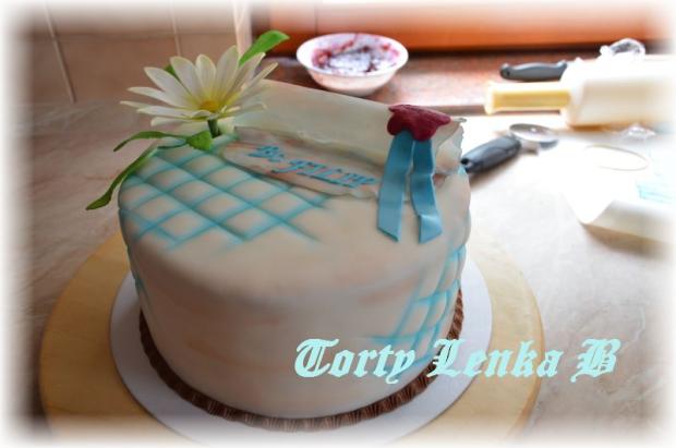 Promocna Filip, torta, Torty - škola, stužková, lenca2410, 1