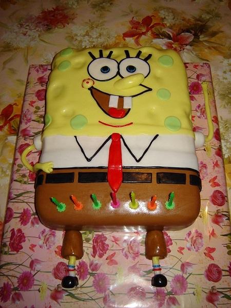sponge bob, torta, Rozprávkové torty, susana11, 1