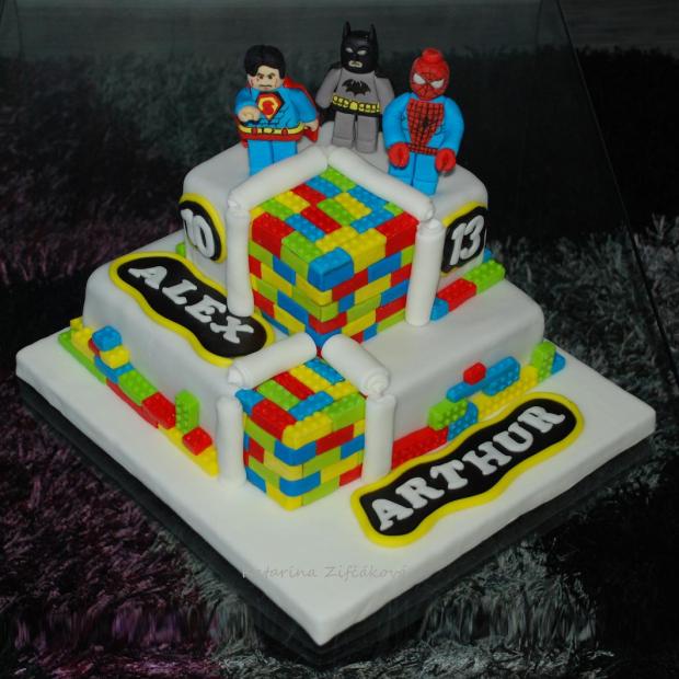 Lego, torta, Narodeninové torty, Katarina139, 1