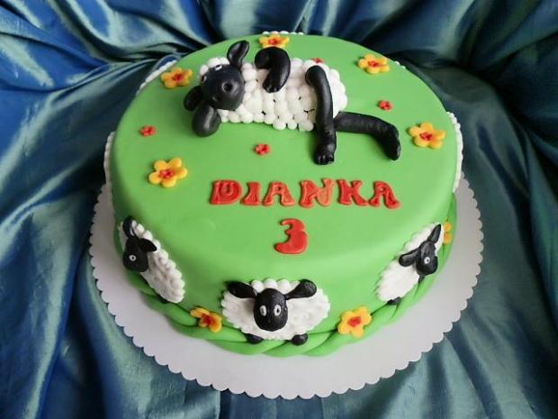 Ovečka, torta, Rozprávkové torty, Ildi B., 1