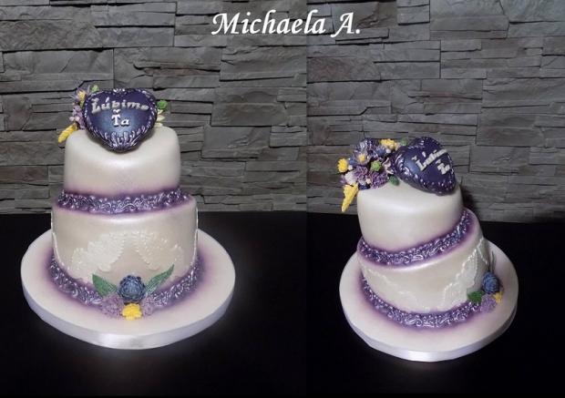 Krivá torta, torta, Narodeninové torty, Mischel cakes, 1