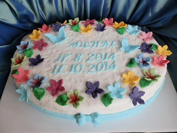 Krstinový ovál, torta, Torty na krstiny, Ildi B., 1