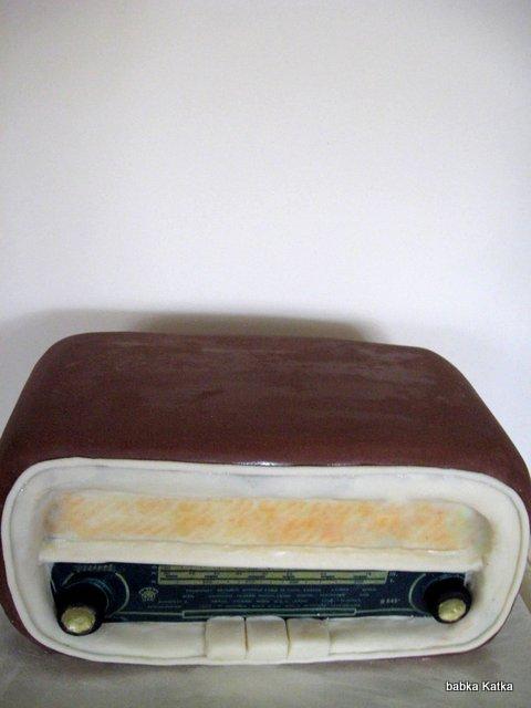 Rádio, torta, Narodeninové torty Rádio, torta, Narodeninové torty, babka Katka, 1