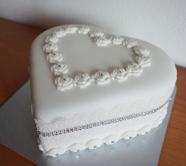 Svadobné srdce, torta, Svadobné torty Svadobné srdce, torta, Svadobné torty, zabinka, 1