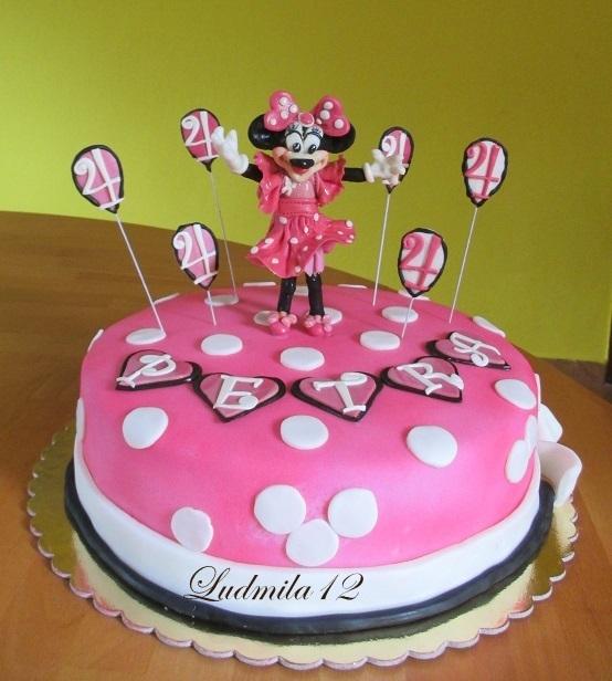 Minnie pre Petru, torta, Rozprávkové torty Minnie pre Petru, torta, Rozprávkové torty, ludmila12, 1