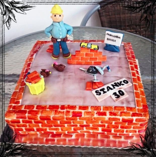 pre murára, torta, Narodeninové torty, stastnunka, 1