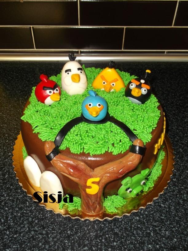 Angry Birds, torta, Rozprávkové torty Angry Birds, torta, Rozprávkové torty, Sisja, 1