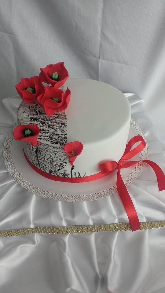 Vlčie maky, torta, Narodeninové torty Vlčie maky, torta, Narodeninové torty, darek1303, 1