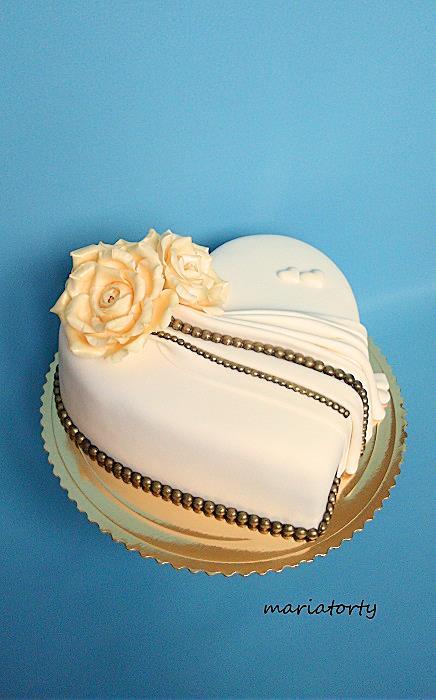 svadobné srdce, torta, Svadobné torty svadobné srdce, torta, Svadobné torty, maria285, 1