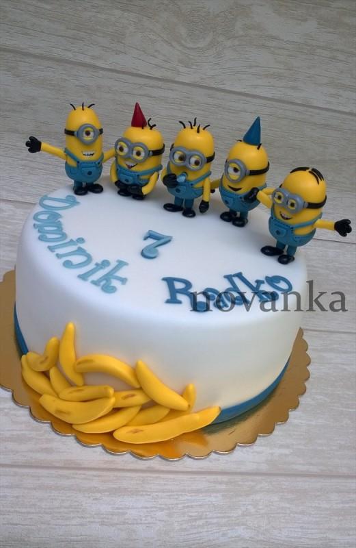 Mimoni, torta, Rozprávkové torty Mimoni, torta, Rozprávkové torty, novanka, 1