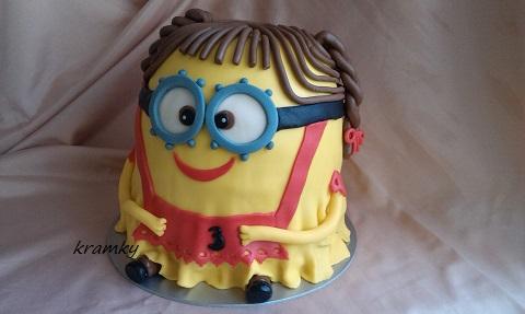 malá mimóň-ka..., torta, Ostané torty pre deti malá mimóň-ka..., torta, Ostané torty pre deti, kramky, 1