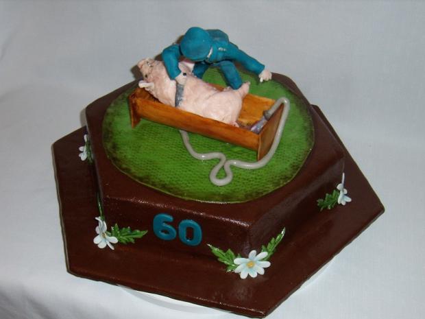zakáľač - požiarnik, torta, Narodeninové torty zakáľač - požiarnik, torta, Narodeninové torty, mariaJ, 1