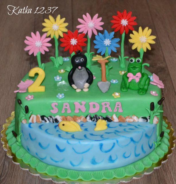krtko s kamarátmi, torta, Rozprávkové torty krtko s kamarátmi, torta, Rozprávkové torty, katka1237, 1