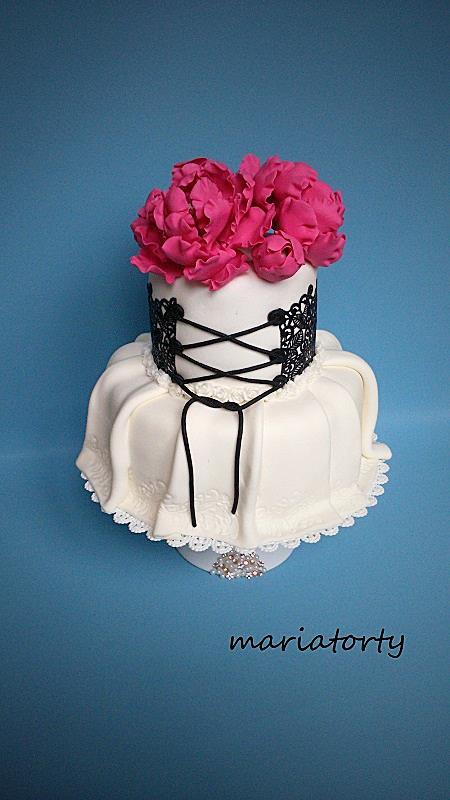 svadobná s pivoniami, torta, Svadobné torty svadobná s pivoniami, torta, Svadobné torty, maria285, 2