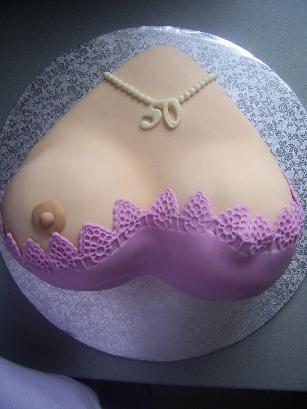 Prsia na 50´, torta, Torty pre dospelých *, PeťkaTR, 1