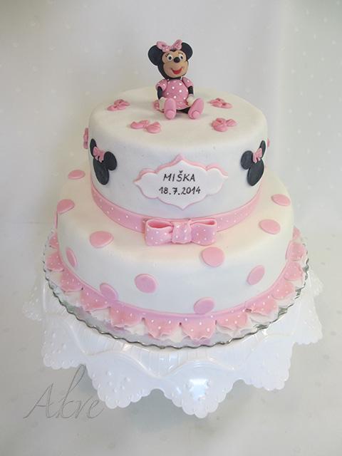 Minnie, torta, Rozprávkové torty, akve, 1