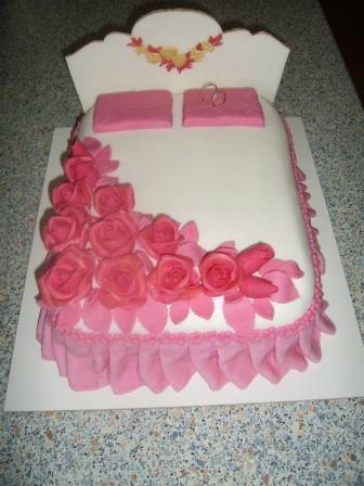 Posteľ svadobná, torta, Svadobné torty, PeťkaTR, 1