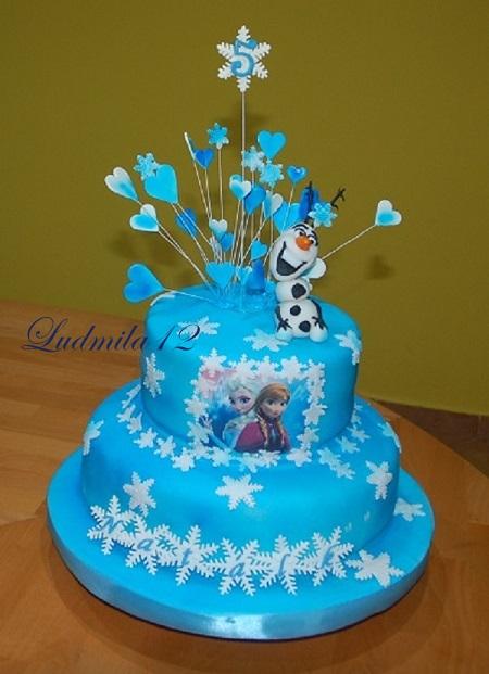 FROZEN, torta, Rozprávkové torty FROZEN, torta, Rozprávkové torty, ludmila12, 1