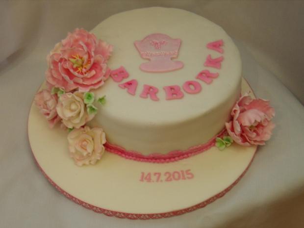 krst Barborky, torta, Torty na krstiny krst Barborky, torta, Torty na krstiny, mariaJ, 1