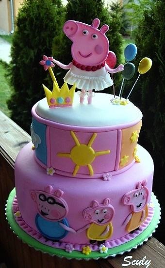 prasiatko pig, torta, Rozprávkové torty prasiatko pig, torta, Rozprávkové torty, Sculy, 1
