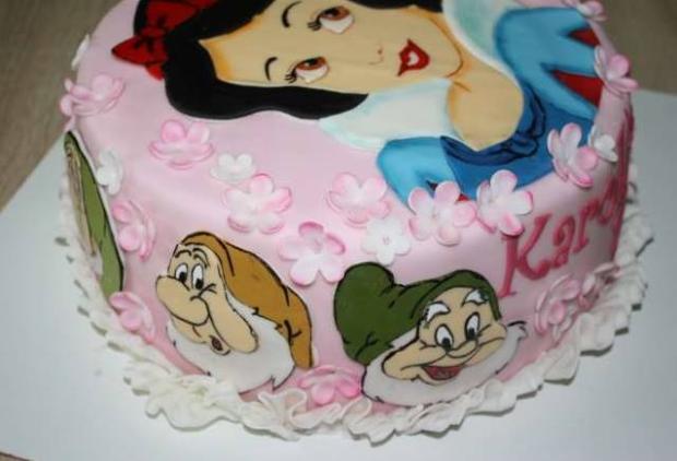 Snehulienka s trpaslíkmi, torta, Rozprávkové torty Snehulienka s trpaslíkmi, torta, Rozprávkové torty, stanula, 2