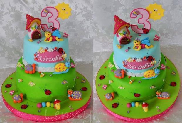 Sárinke s chrobáčikmi :), torta, Torty so zvieratkami Sárinke s chrobáčikmi :), torta, Torty so zvieratkami, Lenny, 1
