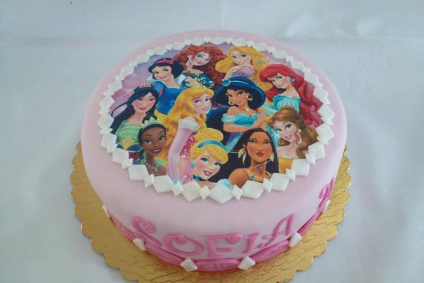 s obrázkom Disney princezné, torta, Torty pre dievčatá, zuzu80, 1