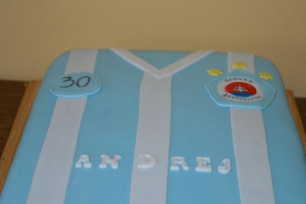 dres Slovan, torta, Športové torty, Adrika1, 1