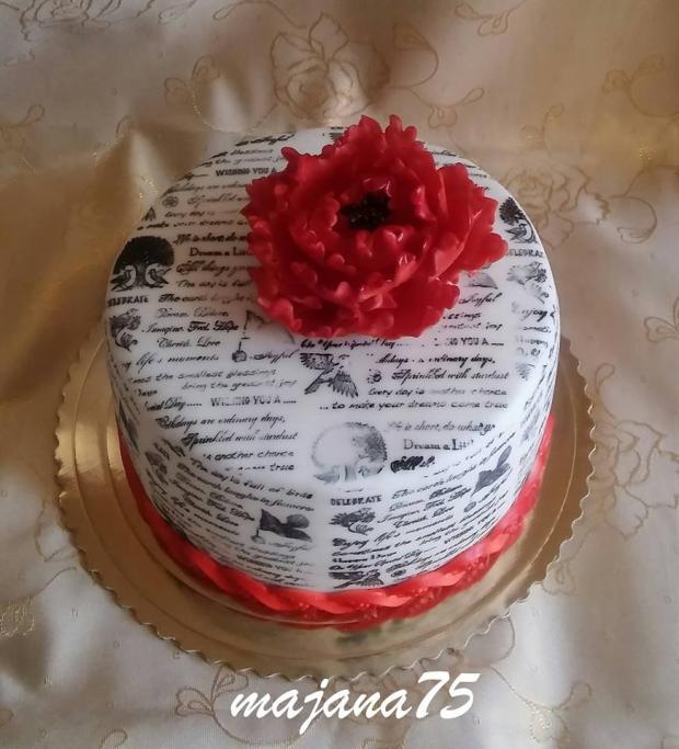 s textom, torta, Narodeninové torty s textom, torta, Narodeninové torty, majana75, 1