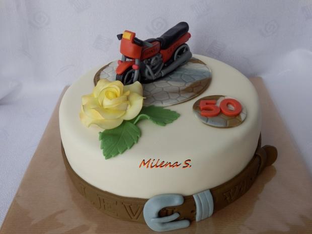 S motorkou, torta, Narodeninové torty, Milinka, 1