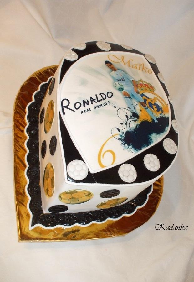 Cristiano Ronaldo, torta, Športové torty Cristiano Ronaldo, torta, Športové torty, Kadanka, 1