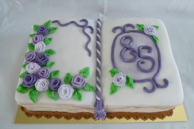 otvorená kniha, torta, Narodeninové torty, zuzu80, 1