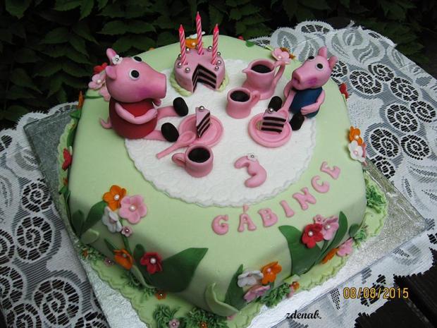 prasátko Pepina a Tom, torta, Rozprávkové torty, zdenab., 1