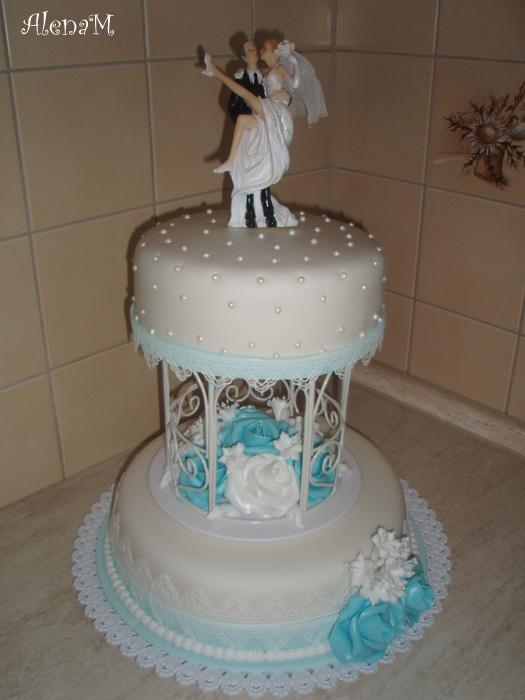 Svadobná, torta, Svadobné torty, AlenaM, 1