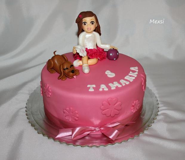 Dievčatko so psíkom, torta, Ostané torty pre deti Dievčatko so psíkom, torta, Ostané torty pre deti, Mexsi, 1
