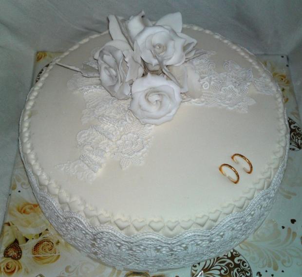 Svadobná s ružami a orchideami..., torta, Svadobné torty Svadobná s ružami a orchideami..., torta, Svadobné torty, Mariolka, 1