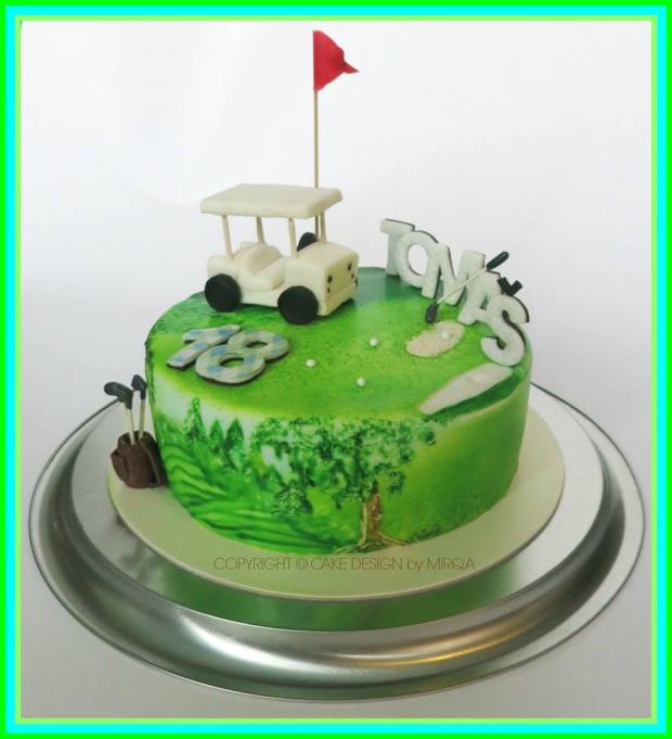 narodeninova pre golfistu, torta, Narodeninové torty narodeninova pre golfistu, torta, Narodeninové torty, Mirqa, 1