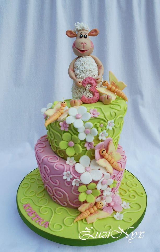 .. na želanie s ovečkou.., torta, Torty so zvieratkami .. na želanie s ovečkou.., torta, Torty so zvieratkami, ZuziNyx, 1