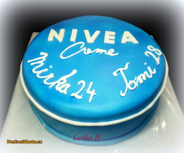 nivea na želanie, torta, Narodeninové torty, Ladu-lienka, 1