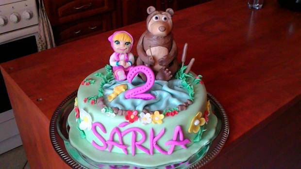 máša a medveď, torta, Rozprávkové torty máša a medveď, torta, Rozprávkové torty, Lilien Maxova, 1