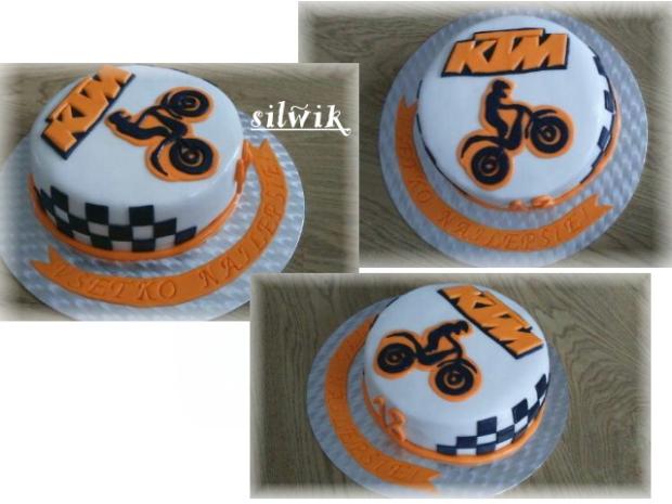 KTM - motorka, torta, Športové torty, silwik, 1